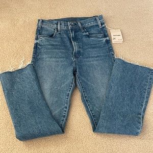Mother Jeans - The Hustler Ankle Fray - size 25